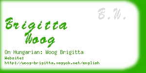 brigitta woog business card